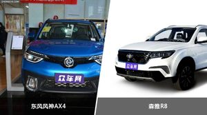东风风神AX4和森雅R8怎么选？ 参数/优惠/销量/口碑全面对比