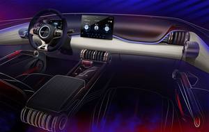 律动理念智能驾舱 采用独特琴弦装饰 比亚迪元PLUS内饰效果图曝光