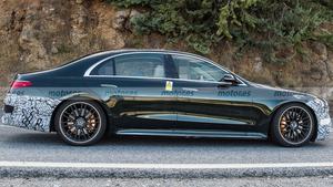 梅赛德斯-AMG S 63e最新谍照 搭4.0T V8插混系统