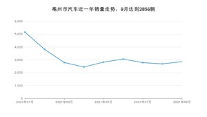 亳州市9月汽车销量 宏光MINI EV排名第一(2021年)