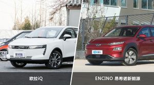 欧拉iQ/ENCINO 昂希诺新能源全面对比 外观/内饰/动力/油耗/续航/尺寸区别
