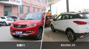 买凯翼X3还是BEIJING-X5？看完这份全面对比就不纠结了