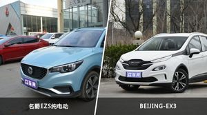 名爵EZS纯电动和BEIJING-EX3选哪个？ 看完这份全面对比就不纠结了