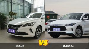 逸动XT/比亚迪e2全面对比 哪款车的销量更高？