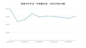 聊城市10月汽车销量 宏光MINI EV排名第一(2021年)