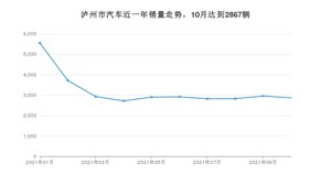 10月泸州市汽车销量情况如何? 朗逸排名第一(2021年)
