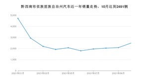 10月黔西南布依族苗族自治州汽车销量数据统计 宏光MINI EV排名第一(2021年)
