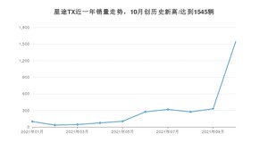 2021年10月星途TX销量多少？ 全国销量分布如何？