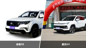 森雅R8/嘉悦X4全面对比 哪款车的销量更高？