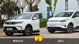 野马EC60和元Pro哪个更值得入手？哪款车的用户评价更高？