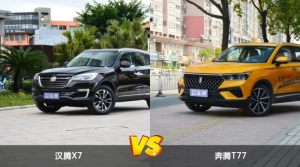 汉腾X7和奔腾T77哪个好？哪款车动力更强？