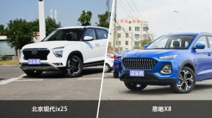 北京现代ix25/思皓X8全面对比 哪款车的销量更高？