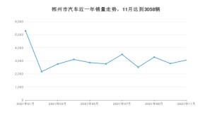 郴州市11月汽车销量统计 秦排名第一(2021年)