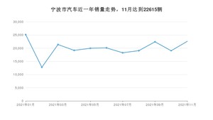 宁波市11月汽车销量数据发布 Model Y排名第一(2021年)