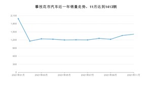 攀枝花市11月汽车销量 宋排名第一(2021年)