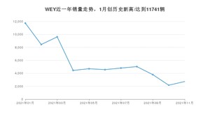 11月WEY销量情况如何? 众车网权威发布(2021年)