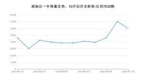 丰田威驰 2021年11月份销量数据发布 共5969台