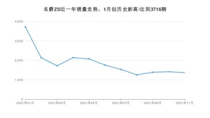 2021年11月名爵ZS销量怎么样？ 在5-10万排名如何？