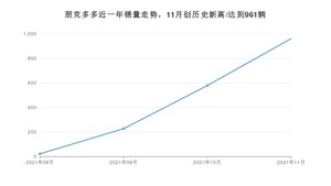 2021年11月朋克汽车朋克多多销量多少？ 全国销量分布如何？