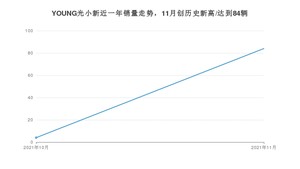 2021年11月电动屋YOUNG光小新销量怎么样？ 在5-10万排名如何？