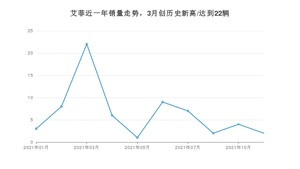 九龙汽车艾菲 2021年11月份销量数据发布 共2台