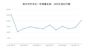 郴州市12月汽车销量 轩逸排名第一(2021年)