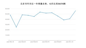 北京市12月汽车销量统计 Model Y排名第一(2021年)