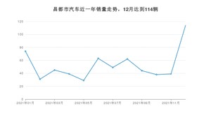 12月昌都市汽车销量情况如何? 轩逸排名第一(2021年)