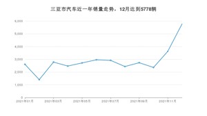 三亚市12月汽车销量数据发布 逸动排名第一(2021年)