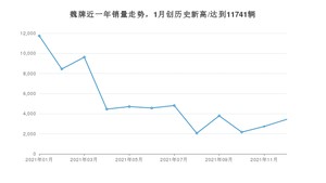 魏牌 12月份销量怎么样? 众车网权威发布(2021年)