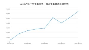 2021年12月广汽埃安Aion Y销量如何？ 在SUV车型中排名怎么样？