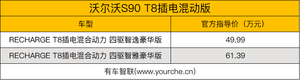换装大容量电池 性能升级 新款沃尔沃XC60/S90插混版上市售49.99万元起