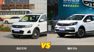 买风行SX6还是枫叶30x？哪款车配置更丰富？