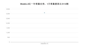 2022年1月特斯拉Model 3销量怎么样？ 在25-30万中排名怎么样？