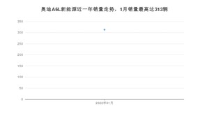 2022年1月奥迪A6L新能源销量数据发布 共卖了313台