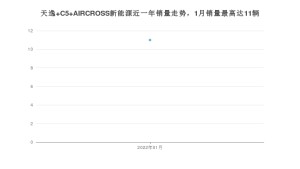 2022年1月雪铁龙天逸 C5 AIRCROSS新能源销量多少？ 在法系车中排名怎么样？
