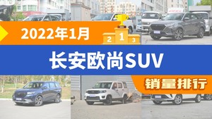 2022年1月长安欧尚SUV销量排行榜，长安欧尚X5夺得冠军，第二名差距也太大了 