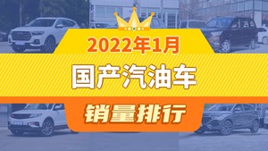 2022年1月国产汽油车销量排行榜，哈弗H6夺得冠军，第二名差距也太大了 