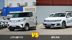 上汽大通EV30/宝来·纯电全面对比 哪款车的销量更高？