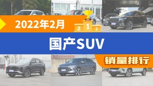 2022年2月国产SUV销量排行榜，哈弗H6夺得冠军，第二名差距也太大了 