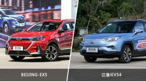 BEIJING-EX5和江淮iEVS4怎么选？  哪款车尺寸更大？