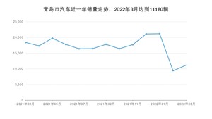 青岛市3月汽车销量 Model Y排名第一(2022年)