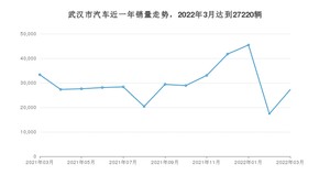 武汉市3月汽车销量 Model Y排名第一(2022年)