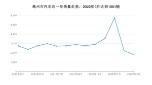 3月亳州市汽车销量数据统计 小蚂蚁排名第一(2022年)