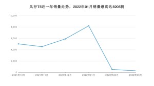 2022年3月东风风行风行T5销量多少？ 在自主车中排名怎么样？