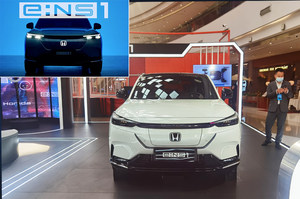 续航超500km，内外设计也很有新意，到店实拍东风本田e:NS1