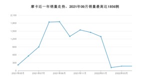 2022年4月魏牌摩卡销量数据发布 共卖了171台