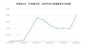 2022年6月极氪001销量数据发布 共卖了4029台