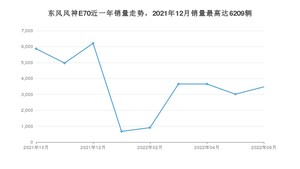 2022年6月东风风神E70销量多少？ 在哪个城市卖得最好？