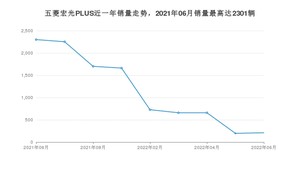 2022年6月五菱宏光PLUS销量数据发布 共卖了210台